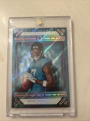 2024 Panini Photogenic Rookie Portrait Brian Thomas Jr. #158 Purple /75 (RC)
