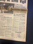 Vintage 1977 LA Herald Examiner Elvis Presley Death Newspaper Aug 18 1977 — photo 3