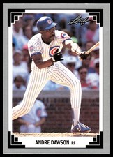 Andre Dawson 1991 Leaf #400 Chicago Cubs MLB READ FREE SHIPPING AutographDen