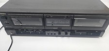 Technics RS-TR265 Stereo Cassette Tape Double Deck HX-Pro Powers Up Untested