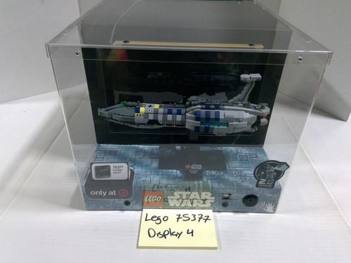 LEGO Star Wars 75377 Invisible Hand Lighted Store Display Case Clear Acrylic
