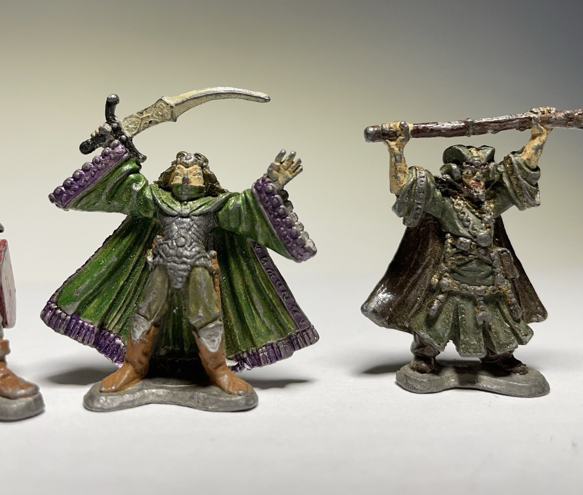 Vintage Dungeons And Dragons Color Miniature Figures Pewter