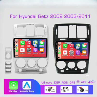 4G Android 13 Radio For Hyundai Getz 2002 2003-2011 Car Multimedia Player lot