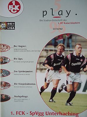 FC Kaiserslautern Stuttgarter Kickers Programm 1996//97 1