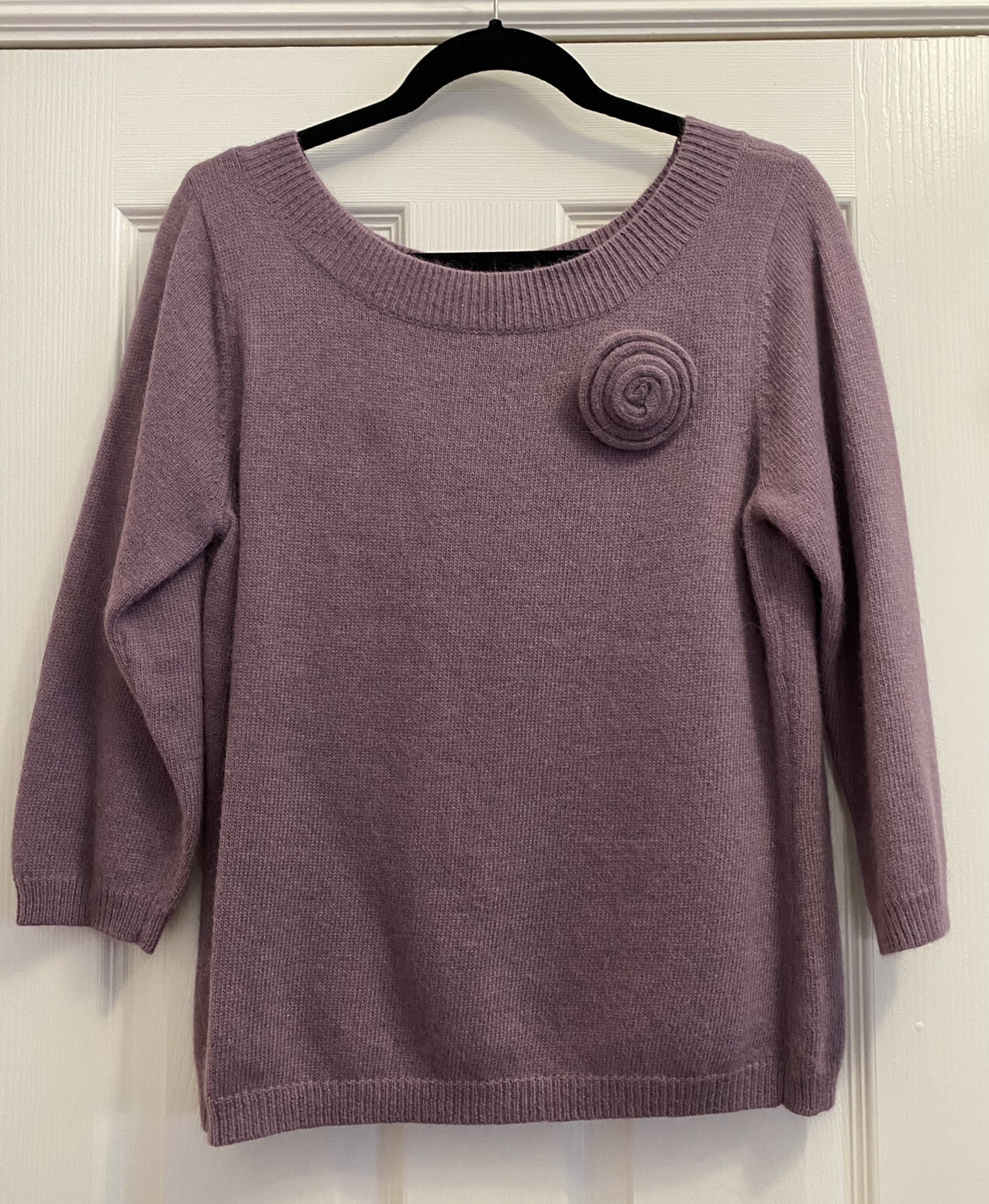 NWT Vintage AXCESS Pullover Angora/Lambs Wool Blend Sweater Women Sz L