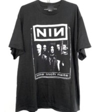 Nine Inch Nails 90s Band T-Shirt Vintage Gift For Men Women Funny Black Tee