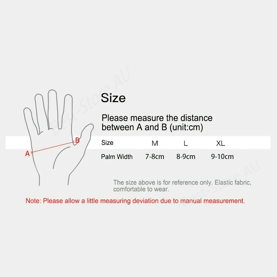 Half Finger Sports Gloves Bicycle Bike Anti-Slip Cycling Gloves Men Women AU  - image 2 of 4