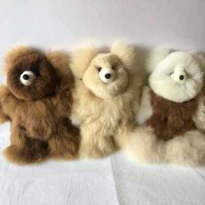 INCA GIFT 7 INCH/ 17 CM Baby Alpaca TEDDY BEAR- Hand Made-Luxuriously and Soft