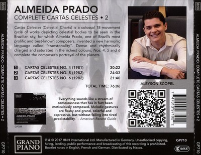 ALMEIDA PRADO: COMPLETE CARTAS CELESTES, 2 - CARTAS CELESTES NOS. 4-6 NEW CD