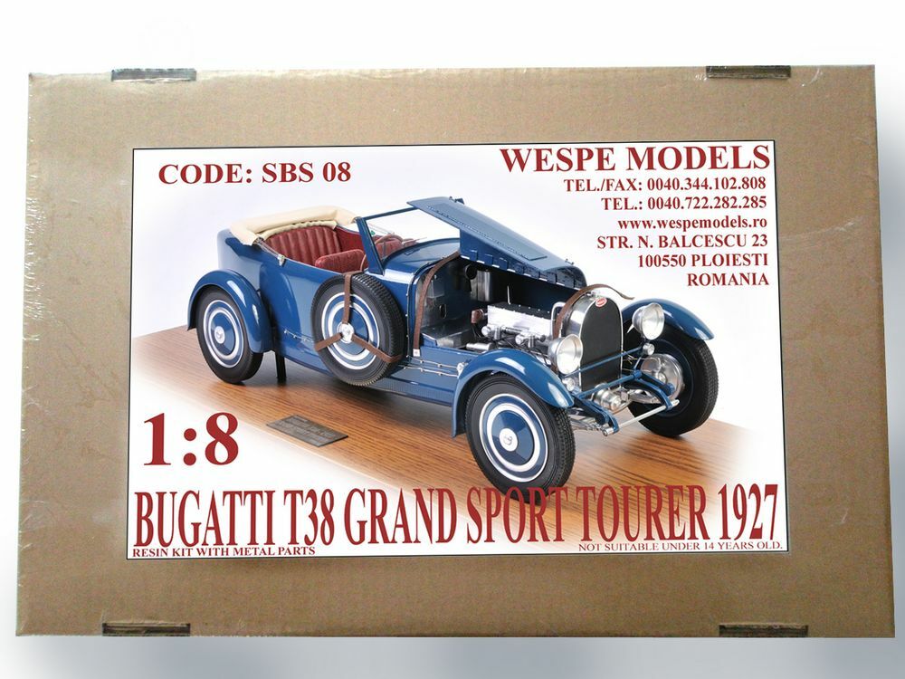 KIT 1:8 TRIUMPH TR3 SMALL MOUTH 1956 by WESPE MODELS resin sport car SBS43