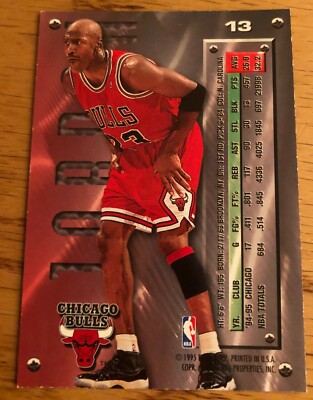 1995-96 Fleer Metal - Michael Jordan #13 for sale online | eBay
