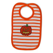 Halloween Infant Stripe Knit Bib
