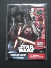 Star Wars Sticker Book 4 Sheets Including Puffy Stickers Ages 3 