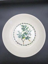 Italia Home Pottery Large Serving Bowl Olive Design Portugal White 12" *See Note