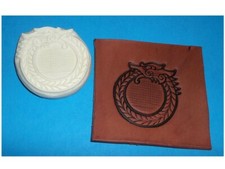 Ouroboros Emboss Plate 2 1/2" x 2 1/2"