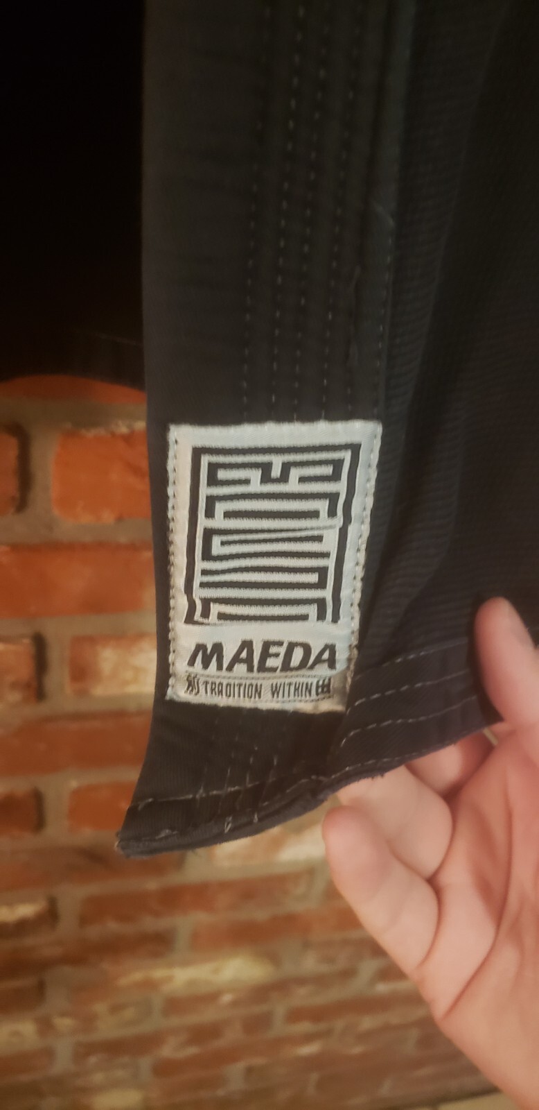 maeda kid’s Jiu jitsu Gi Uniform jersey size M2 blac… Gem