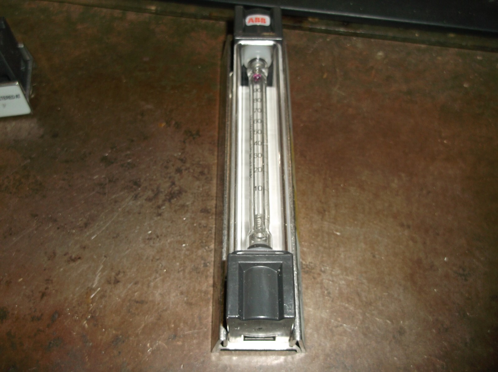 ABB 10A6131AB1D1X0 GLOBAL PURGEMASTER FLOWMETER 0.95 SCFH CL2 (318-2)