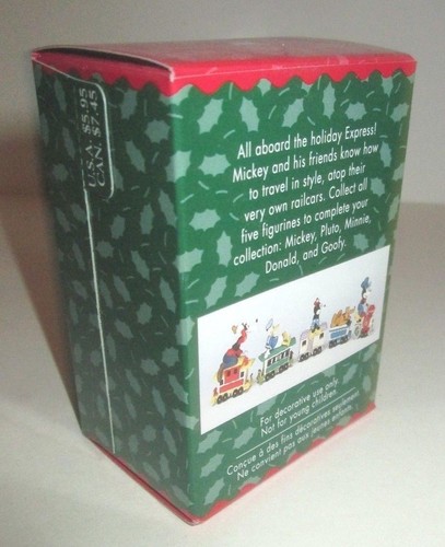 DISNEY HALLMARK MERRY MINIATURES MICKEY & CO PLUTO'S COAL CAR '98 MICKEY EXPRESS - Picture 2 of 2