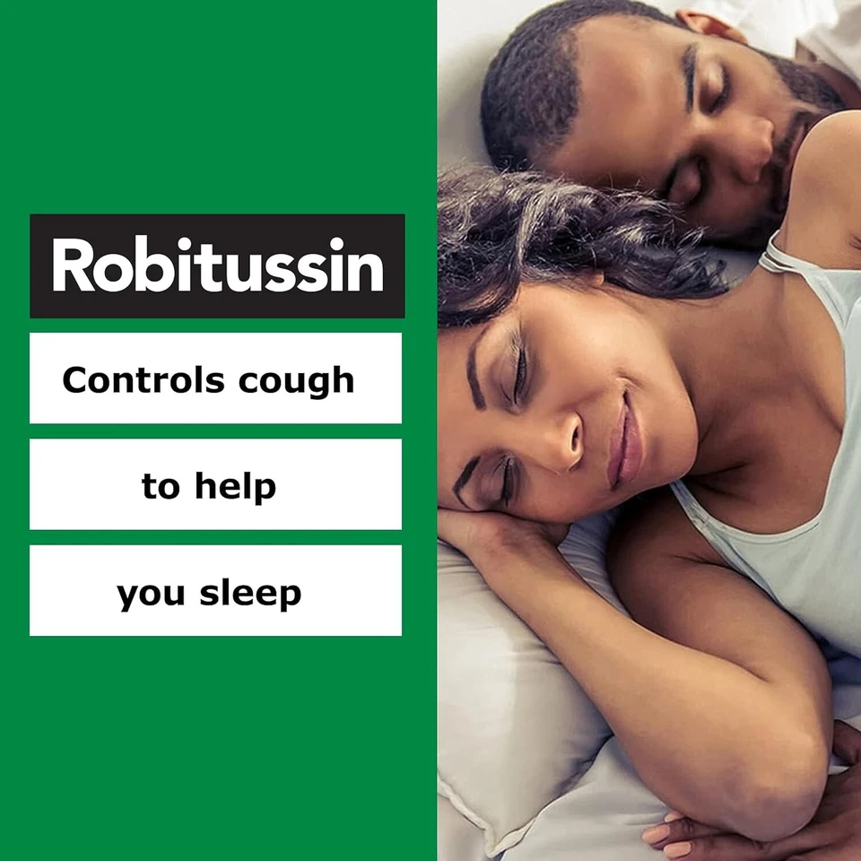 Robitussin Miel Líquido Tos Pecho Congestión DM y Tos Nocturna-Miel Foto 4 de 4