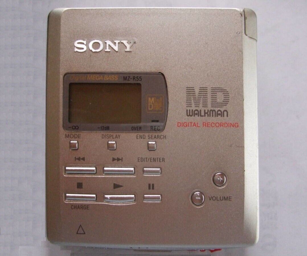Sony MZ-R55 MD Walkman portable minidisc recorder ***UNIT ONLY - NO  ACCESSORIES
