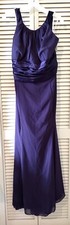 DAVID'S BRIDAL WOMEN'S MAXI DRESS SLEEVELESS, LAPIS COLOR SIZE 22 NWT.