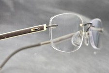 Silhouette 7642 40 6054 Brown Green Titan Rimless Eyeglasses Frames Austria