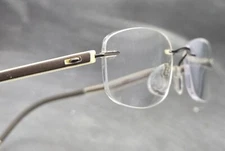 Silhouette 7642 40 6054 Brown Green Titan Rimless Eyeglasses Frames Austria 