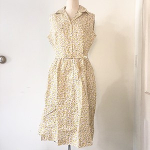 floral shirtwaist dress