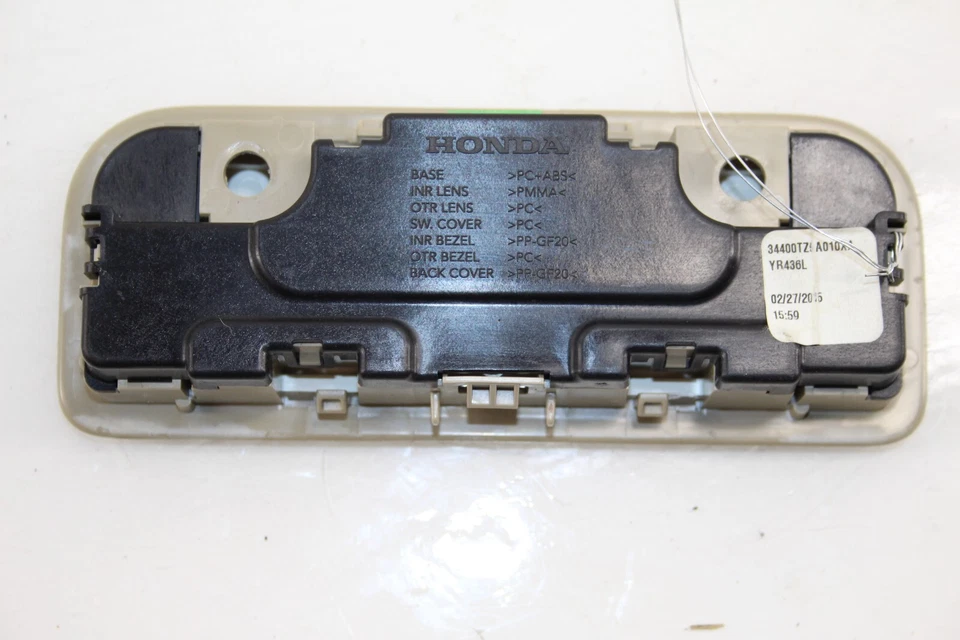 Задний купольный фонарь в сборе 2015–2017 Acura TLX OEM DH69 - Изображение 4 из 4