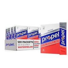 Propel Powder Packs Electrolytes Vitamins No Sugar 10 Count 12 Pk 120 Packets