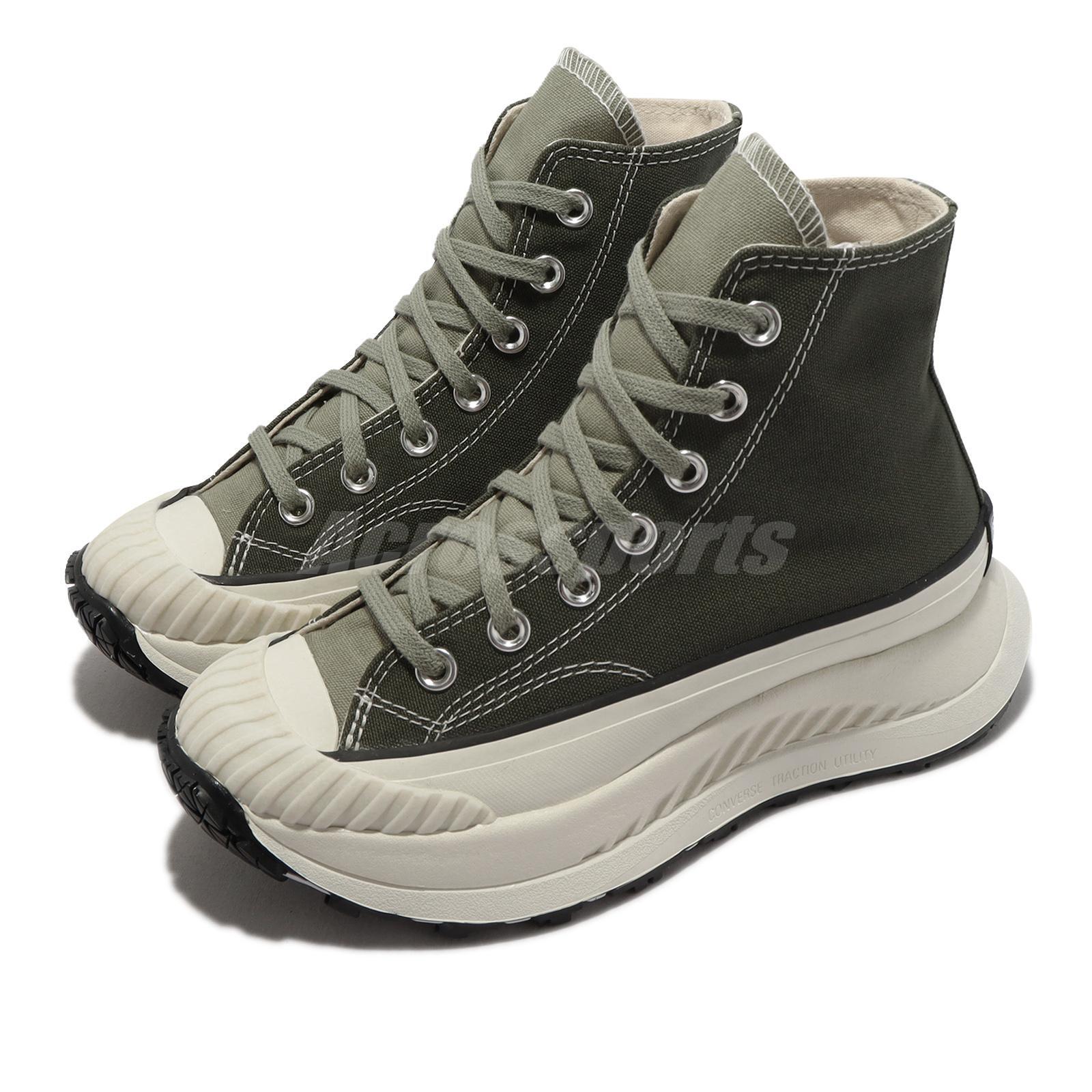 converse platform olive green