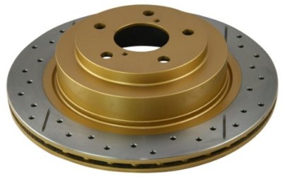 DBA (2656X-10) For 08-10 STi/2017 BRZ  Rear Dual-Drilled Street Series Rotor