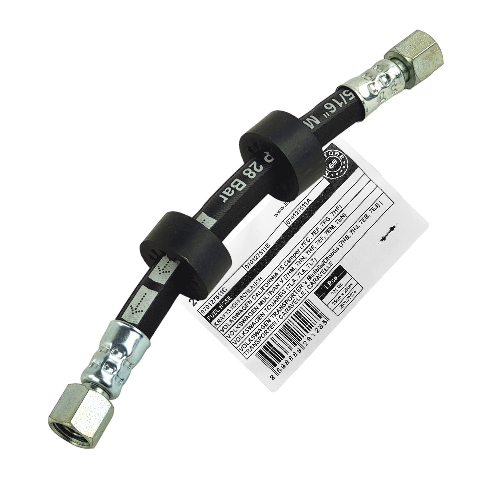 LLS Fuel Line For VW TRANSPORTER T5 2.5 TDI 070127511C