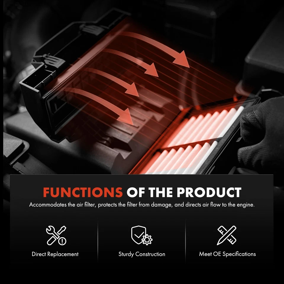 Carcasa de caja de filtro de aire para Nissan Micra 2015-2019 Versa 2013-2019 Versa Note Foto 4 de 4