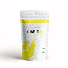 Vitamin D3 2000IU x 360 Tablets Cholecalciferol D 50mcg - Immune Support