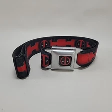 Marvel Deadpool Buckle Down Belt Buckle Up Dead Pool Adjustable