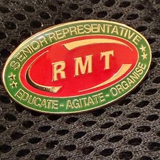 RMT -  Senior Rep - Educate Agitate Organise - Trade Union Badge
