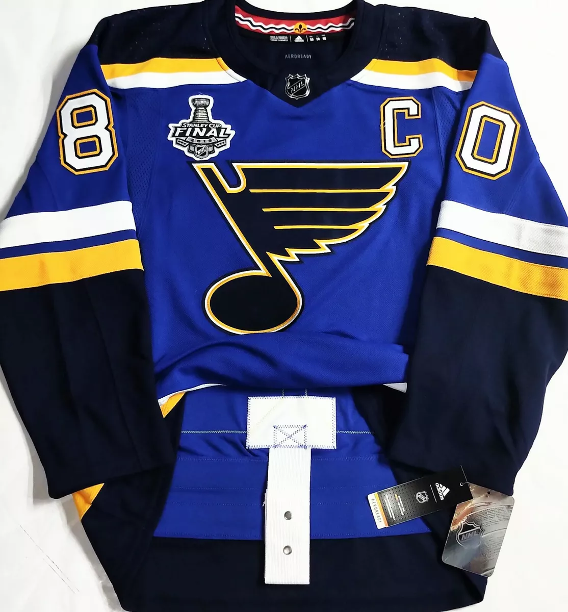 Adidas Aeroready Authentic St. Louis Blues Home Jersey Size 50