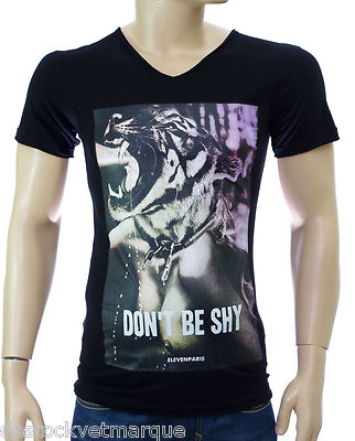ELEVEN PARIS Herren T-Shirt schwarz black 14F1LT032