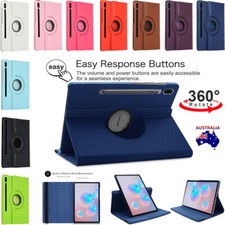 360 Rotating PU Leather Stand Cover For Samsung Galaxy Tab S9 S8 S7 S6 A A7 Lite