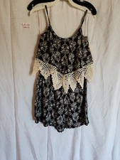 Style Shop Black And White Romper