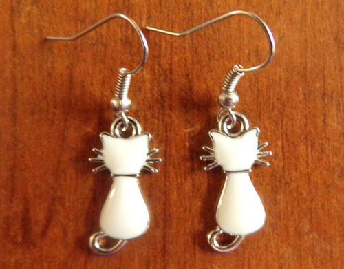 Boucles D'oreilles Hérisson Argentées – Fantaisie Mignonne Et Originale (22 X 14 Mm)