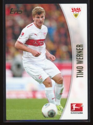 2013-14 Topps Bundesliga Chrome Timo Werner #198 RC Rookie Stuttgart Bundesliga