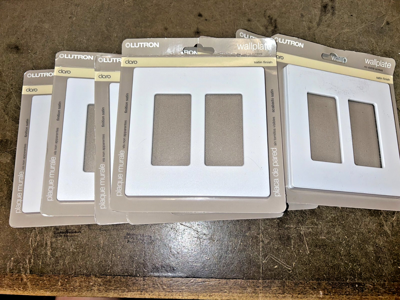 3 Gang Lot Screwless - Snow White - Satin Finish Sc-3-sw