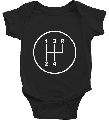 4 Speed Manual Transmission Toddler Kids Tee Youth T-Shirt Infant Baby Bodysuit - Picture 17 of 35
