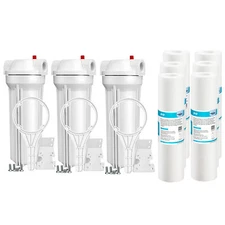SimPure 10 Inch Whole House Water Filter Housing Filtration System 10" x 2.5" PP