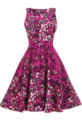 butterfly fit and flare dress Girls Green Butterfly Flutter Sleeve Fit And Flare Dress INCLUD