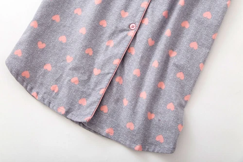 US Women's Flannel Cotton Long Sleeve Nightgown Nightwear Sleepwear/Sleep Dress - Bild 23 von 60