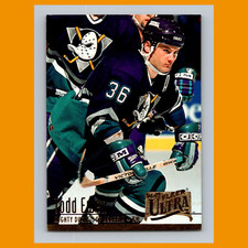 Todd Ewen #2 1994 Fleer Ultra Anaheim Mighty Ducks Hockey Card NHL NM