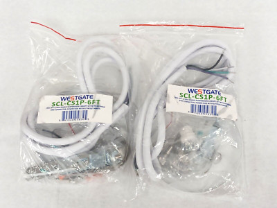 (2-PACK ) NEW Westgate SCL-CS1P-6FT Single Suspension Canopy Set with Keyhole